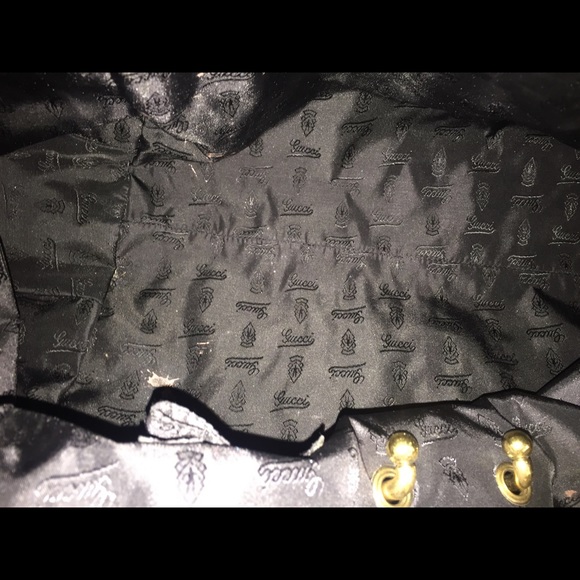 Gucci leather suede large Babouska Tote bag - Picture 4 of 6